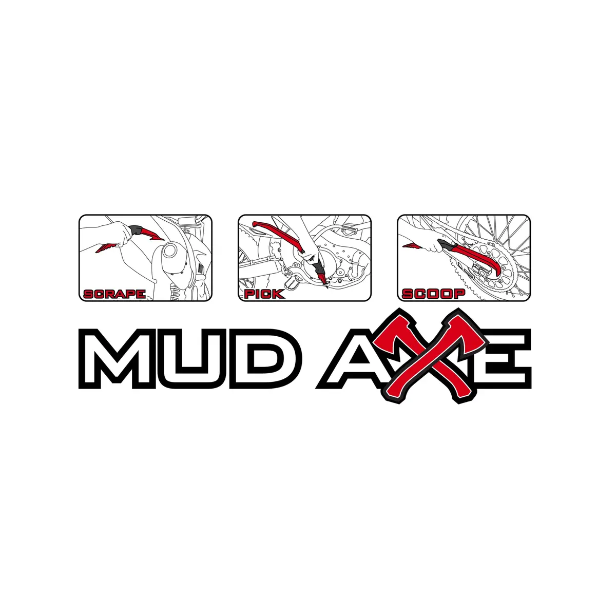 Mudaxe - Premium Powersports Mud Scraper 2