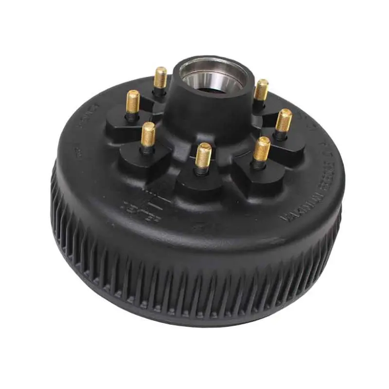 Cupped & Studded Hub-Drum 8-6.50 Bc, 4.75" Pilot Diameter | 008-285-11 Dexter 1