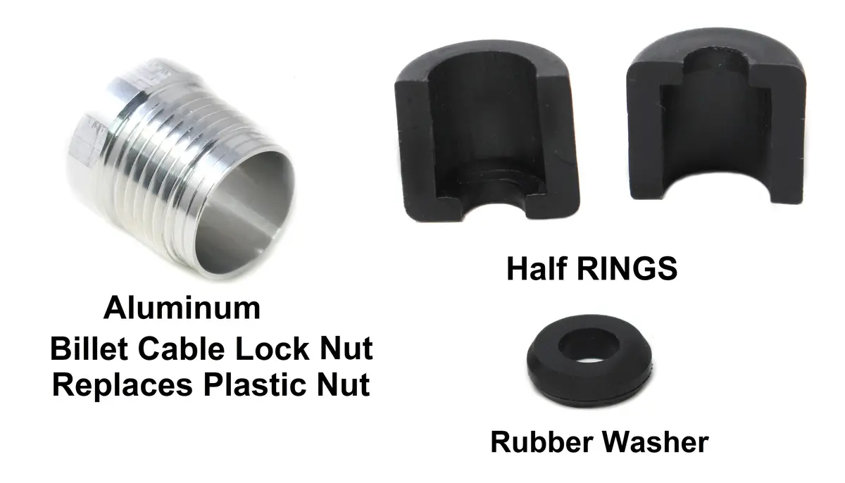 Aftermarket Honda Steering Reverse Cable Aluminum Lock Nut Repair Kit For Aquatrax 90212-Hw1-670 - Multi-Pack 3