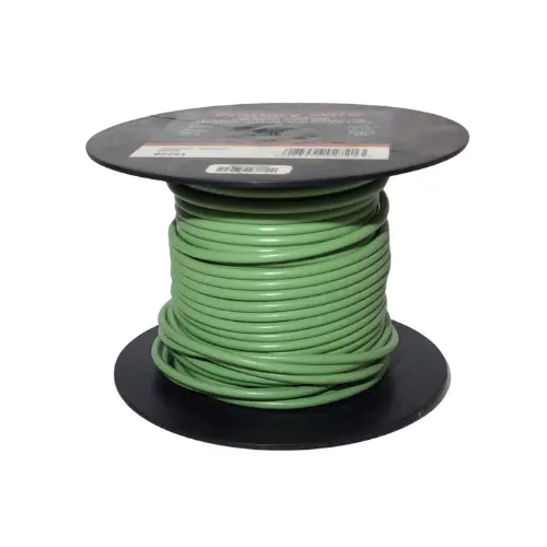 100' Green Primary Wire, 10 Gauge - Rated 105 Degree C | 02721 Deka 1