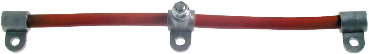 14" Red 2.0 Gauge Battery Harness Assembly | 04319 Deka 1