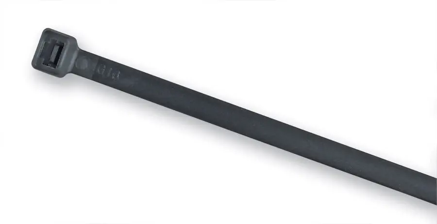 24" Heavy Duty Black Cable Tie (175 Pack) | 5764 Deka 1