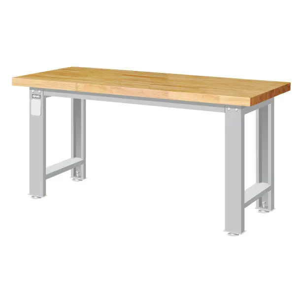 Heavy Duty Workbench With Wood Top 1