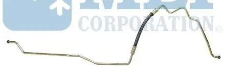 10" Liquid Hose Assembly For Freightliner Trucks, 43.5" Overall Length | Mei/Air Source 09-0660 1