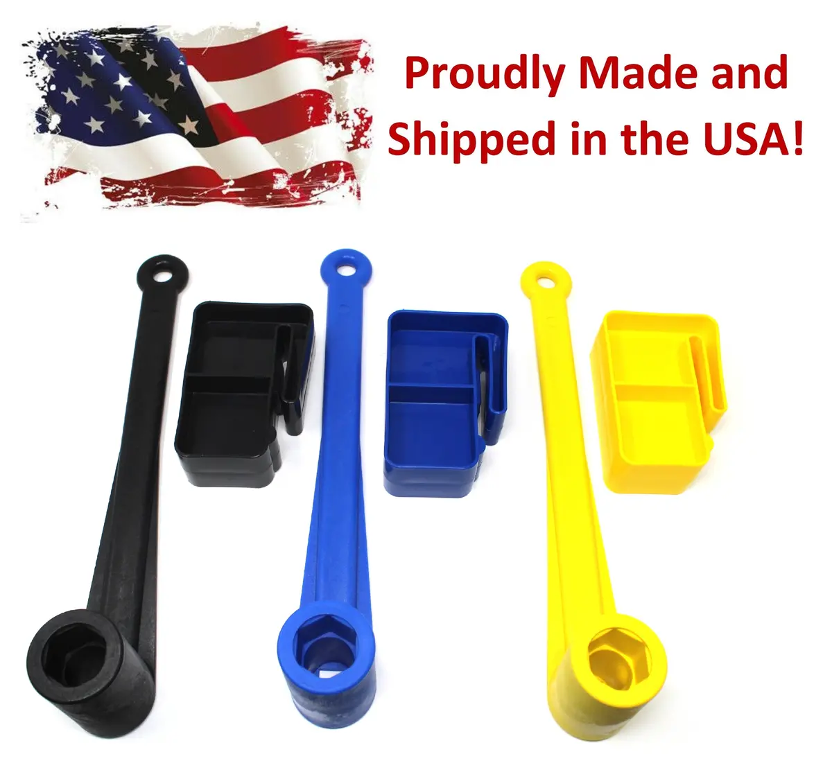 Marine / Boat Prop Propeller 1-1/16" Wrench & Prop Stop Block Kitmarine / Boat Prop Propeller 1-1/16" Wrench & Prop Stop Block Kit - Multiple Colors Black, Blue Or Hi-Visible Yellow 1
