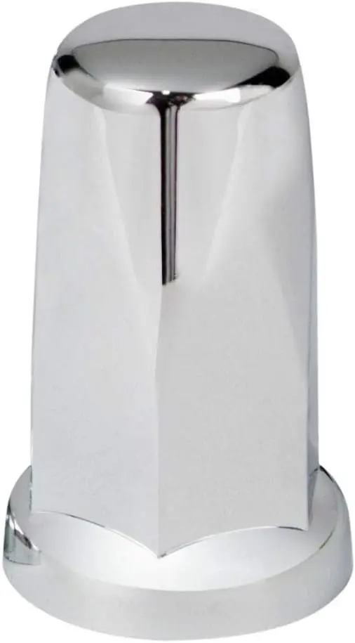 33Mm X 3.25" Chrome Plastic Tall Nut Covers With Flange - Push-On | 10059 United Pacific 1