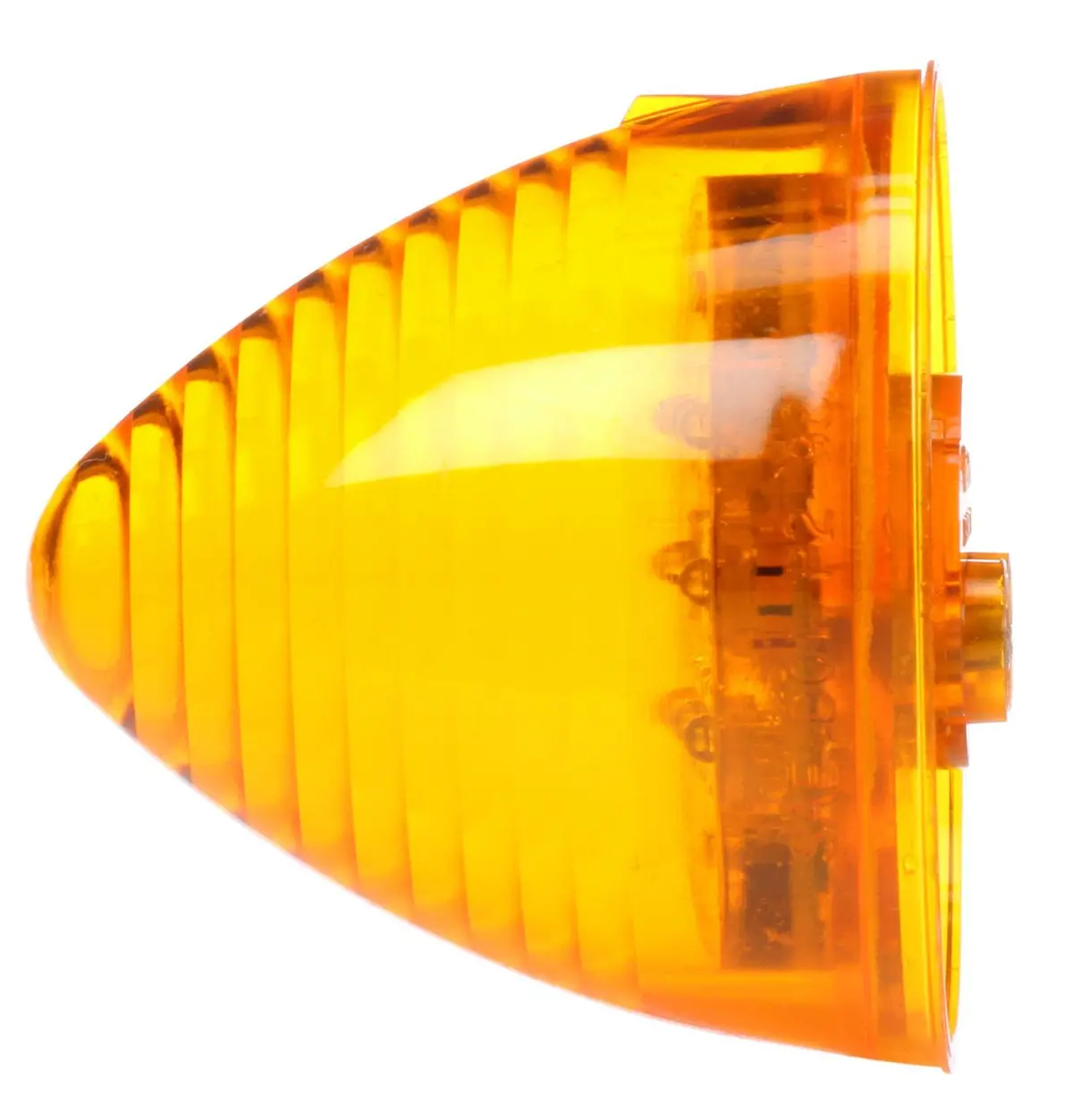 10 Series Yellow Led Beehive Marker Clearance Light, Pl-10 & Grommet Mount | Truck-Lite 10276Y 1