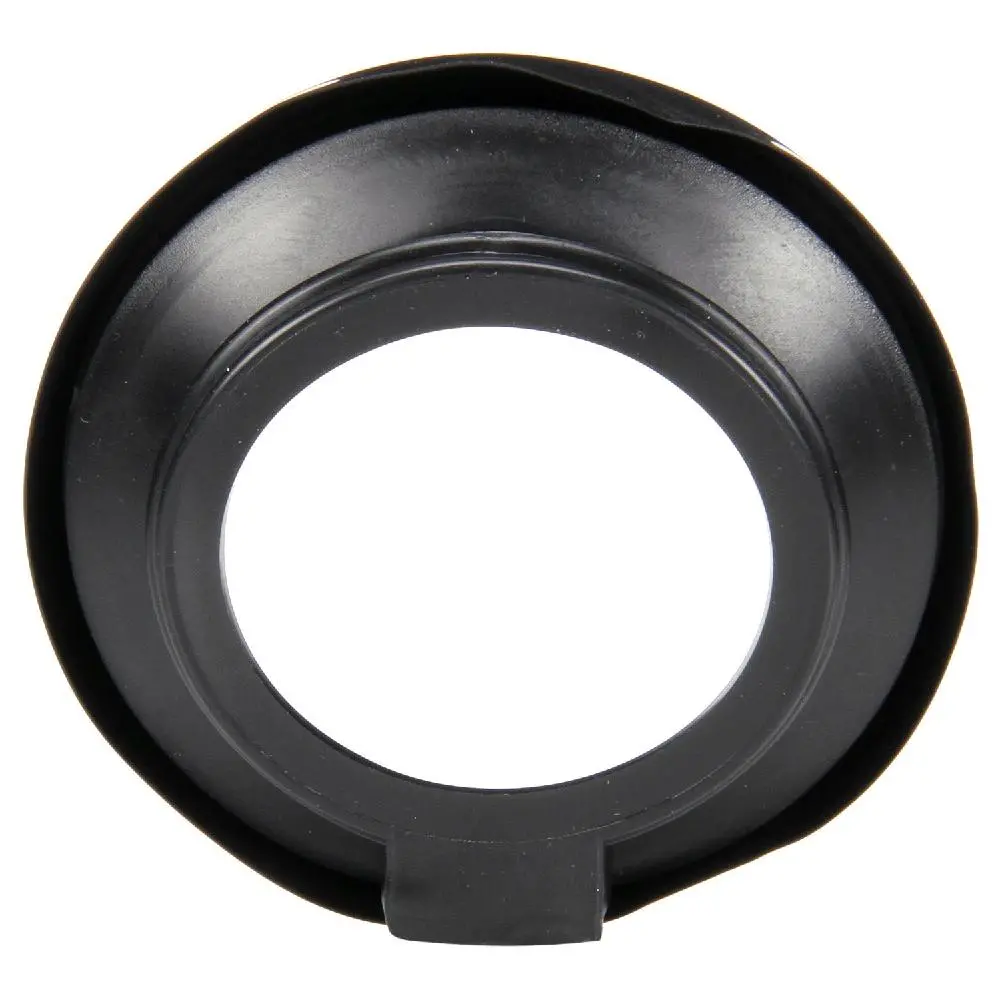 Black 2.5" Round Grommet With Open Back For Wide Groove 10 Series | Truck-Lite 10700-3 1