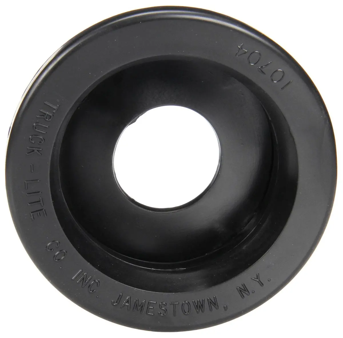 Black Rubber Grommet W/ Open Back For 10 Series And 2.5" Round Lights | Truck-Lite 10704 1