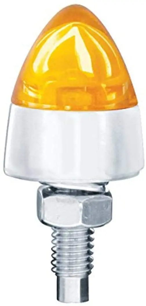 Amber Led Bullet License Plate Fastener - 2 Pack | United Pacific 10863 1