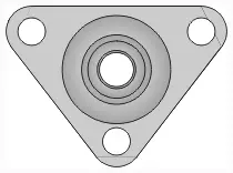 Mounting Flange Kit, Male 3/4" Npt Thread | Sealco 110238 1