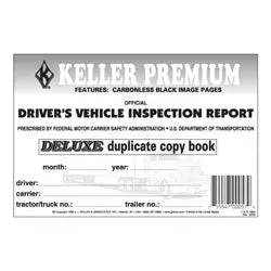 Driver's Vehicle Inspection Report Book, Carbonless | 115B J.J. Keller 1