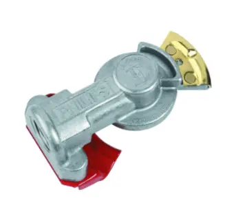 Red Emergency Standard Gladhand, Straight Mount | Phillips Ind. 12-008 1