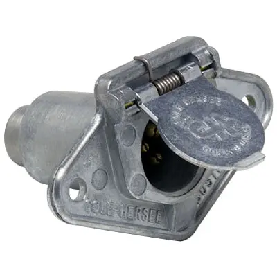 6 Pole Electrical Trailer Socket With Terminal Housing | Cole Hersee 1235Bx 1
