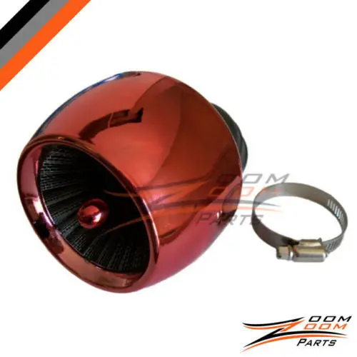 Performance Gy6 50 49 50Cc Racing Air Filter Cleaner Scooter Moped Go Cart Red 1