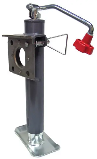 Pro Series Weld-On Snap-Ring Swivel Jack Topwind - 2,000Lb Capacity | 140114 Redneck Trailer 1