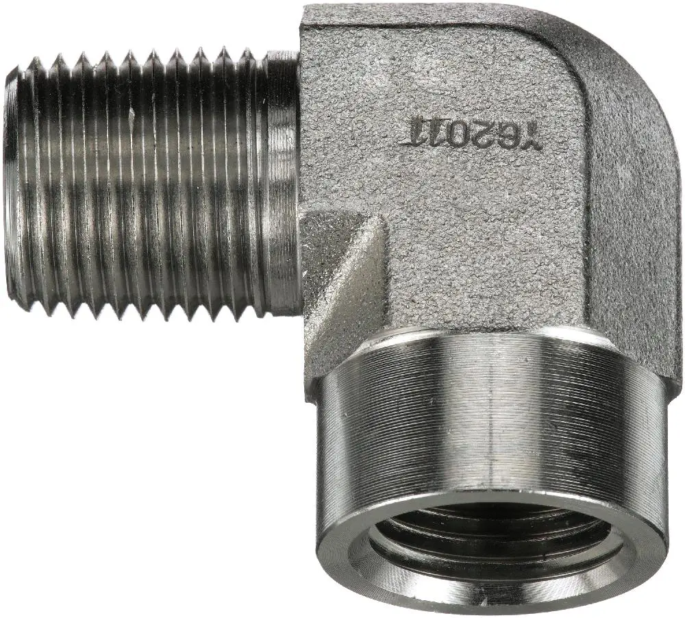 Male Pipe Nptf To Female Pipe Nptf - 90 (Sae To Sae) | G60136-0808 Gates 1