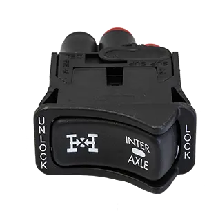 Inter-Axle Differential Lock Rocker Dash Valve | Dv3244-1 Tectran 1