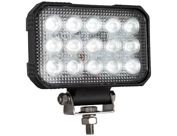 Ultra Bright 6" Rectangular Led Spot Lightfor Use With Work Trucks, Utility Trucks, Salt Spreaders, Atvs And Other Off-Road Vehicles | 1492290 Buyers Products 1