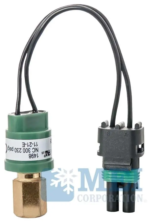 Freightliner Fan Coupling High Pressure Switch, Female M10-1.25 Thread Size | Mei/Air Source 1498 1