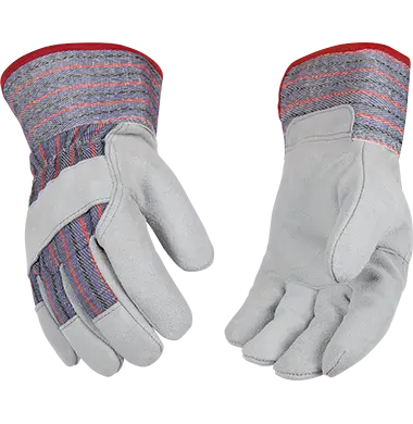 Economy Suede Cowhide Palm Work Gloves - Large | 1498-L Kinco 1