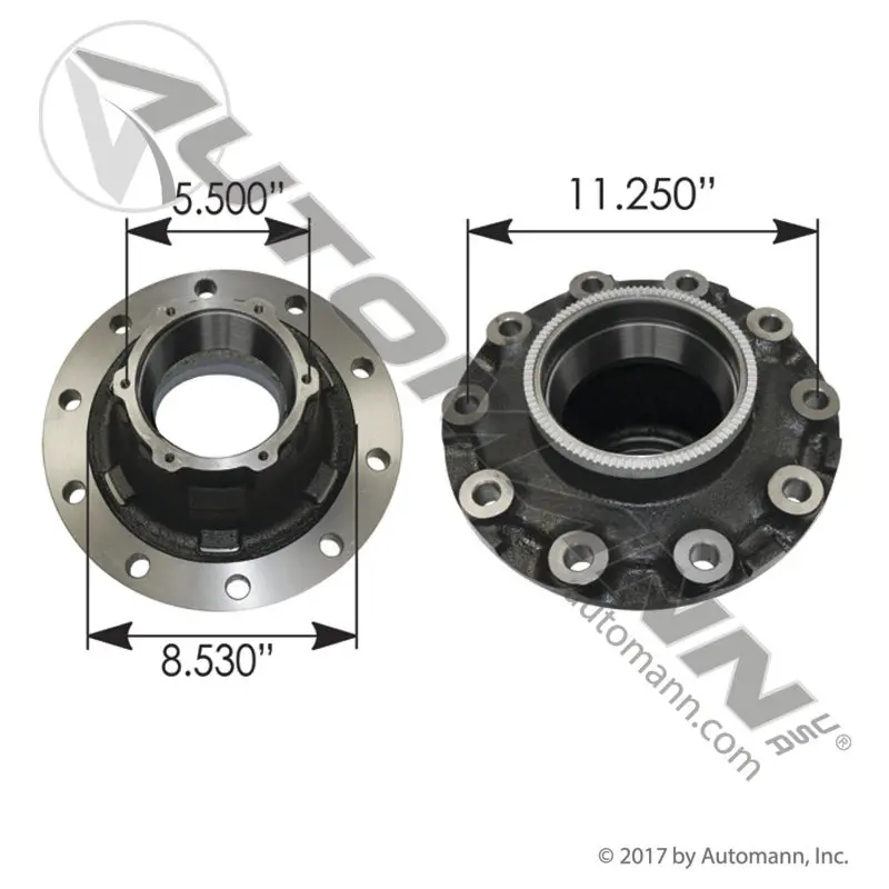 Outboard Mount Wheel Hub | 150.T1107 Automann 1