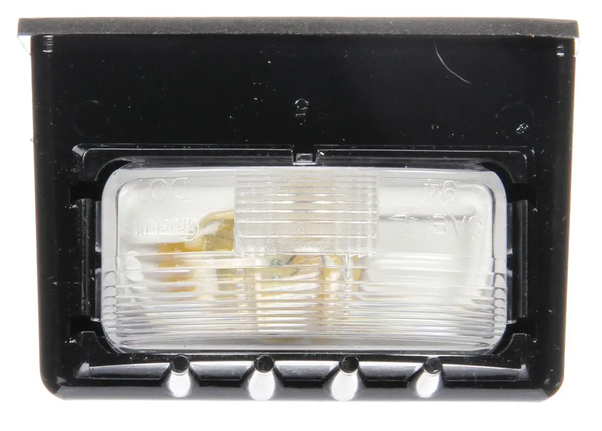 15 Series Clear Incandescent 1"X2" Rectangular Licesnse Light Kit, Pl-10 & Bracket Mount Kit | Truck-Lite 15012 1