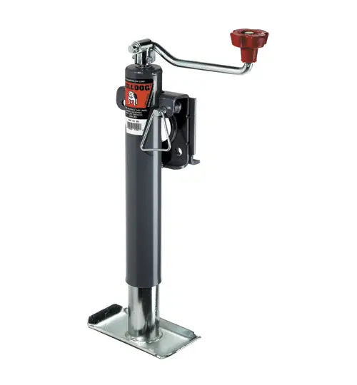Bulldog Topwind Snap-Ring Swivel Jack 10" Lift - 2,000Lb Capacity | 151401 Redneck Trailer 1