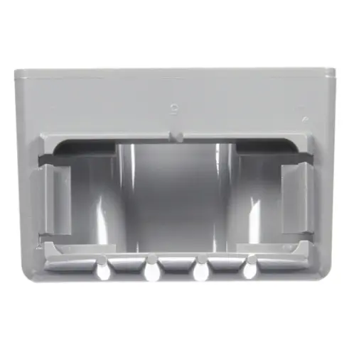 15 Series White 1" X 2" Bracket For Rectangular Lights, 2 Screw Bracket Mount | Truck-Lite 15729 1