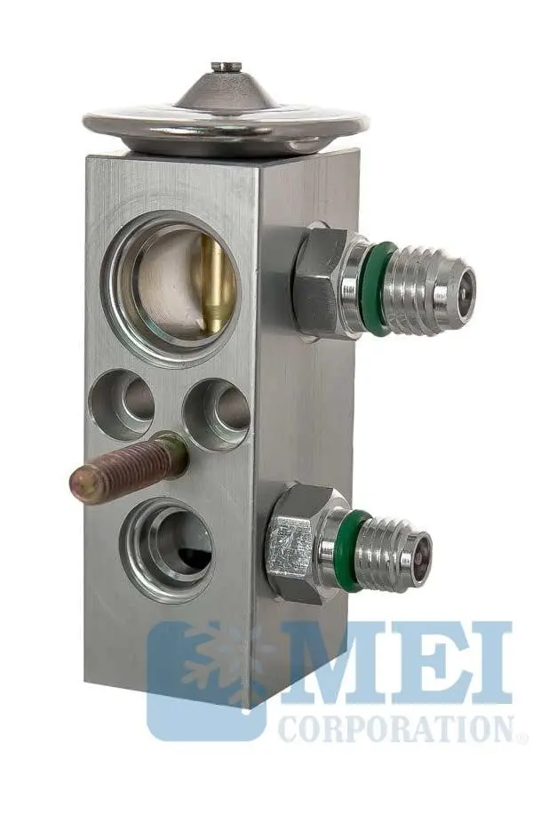 Block Style Expansion Valve Flange - O'ring Style For Peterbilt Trucks, 2 Ton Rating | Mei/Air Source 1611 1