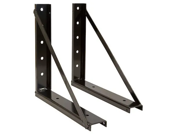 18X18 Inch Welded Black Structural Steel Mounting Brackets | 1701006 Buyers Products 1