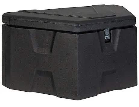 Black Poly Trailer Tongue Truck Tool Box | Buyers Products 1701680 1