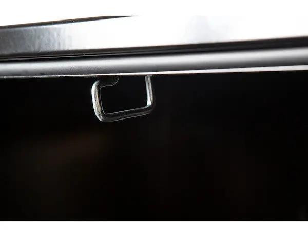 18" X 18" X 30" Black Steel Underbody Truck Box With Paddle Latch | Buyers Products 1702103 1