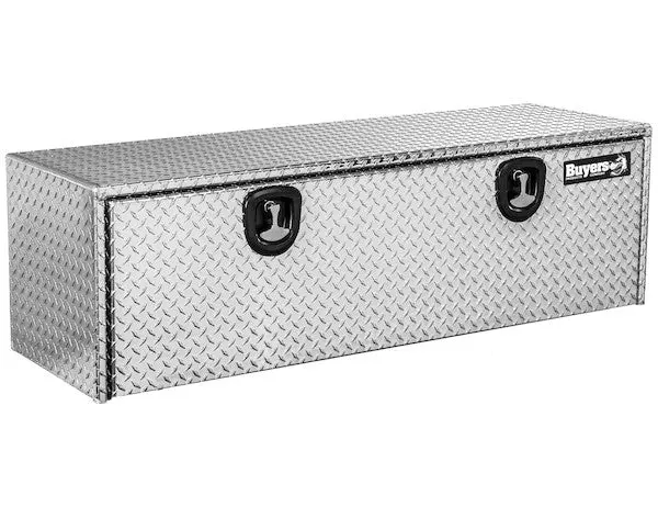24" X 24" X 60" Diamond Tread Aluminum Underbody Truck Box | Buyers Products 1705145 1