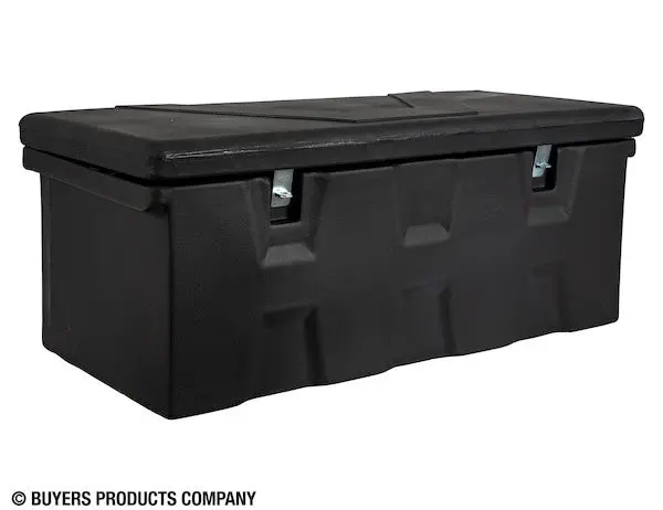 17.25" X 19/13.25" X 44/41.25" Black Poly Multipurpose Chest | Buyers Products 1712240 1