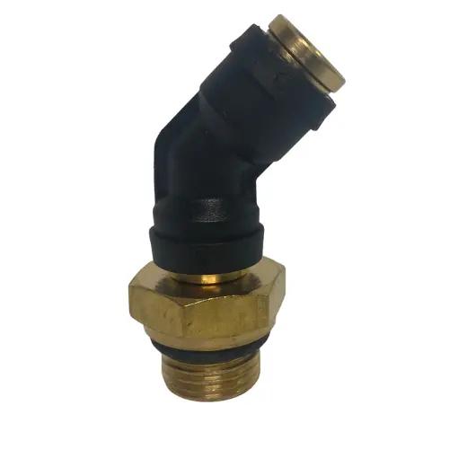 45 Degree Dot Plc Male Swivel Elbow Fitting, 3/8In X M16 | 177.12C746m16 Automann 1