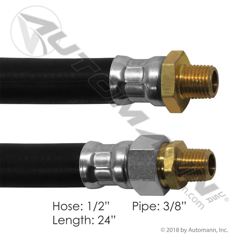 Air Hose Assy 1/2Idx3/8Nptx24in | 177.7043 Automann 1