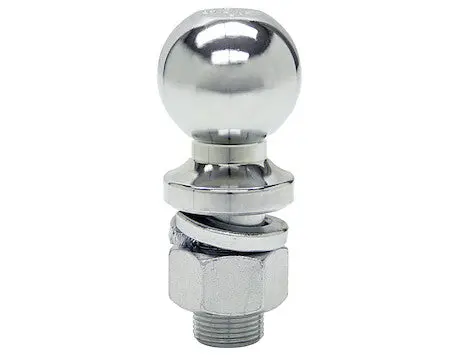 2-5/16 Inch Chrome Hitch Ball With 1 Inch Shank Diameter X 2-1/8 Inch Long | 1802026 Buyers Products 1