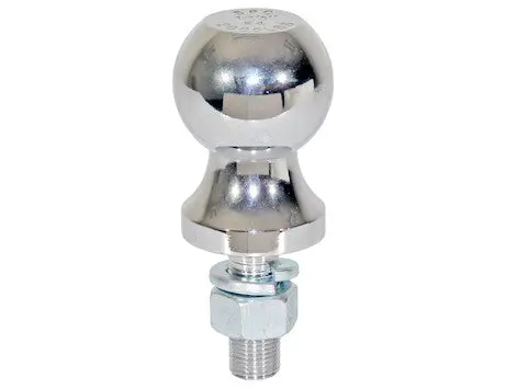 2-5/16" Chrome Hitch Balls With 1-1/4" Shank Diameter - 10000 Lb M.G.T.W. | Buyers Products 1802167 1
