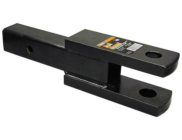 2" Square Solid Shank Clevis Ball Mount Black 9-1/4" Long | Buyers Products 1803065 1