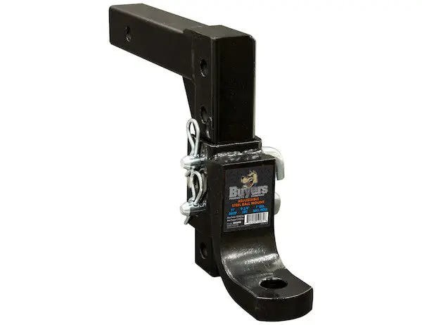 4-Position 2 Inch Solid Shank Adjustable Ball Mount | 1803095 Buyers Products 1