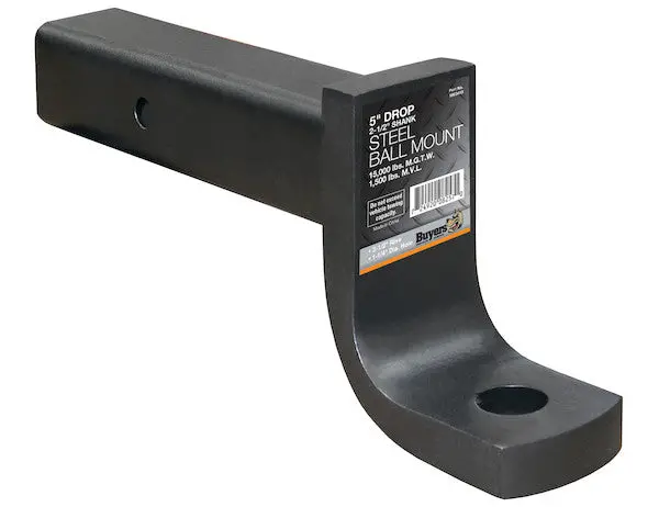 2-1/2" Ball Mount With 5" Drop | Buyers Products 1803410 1