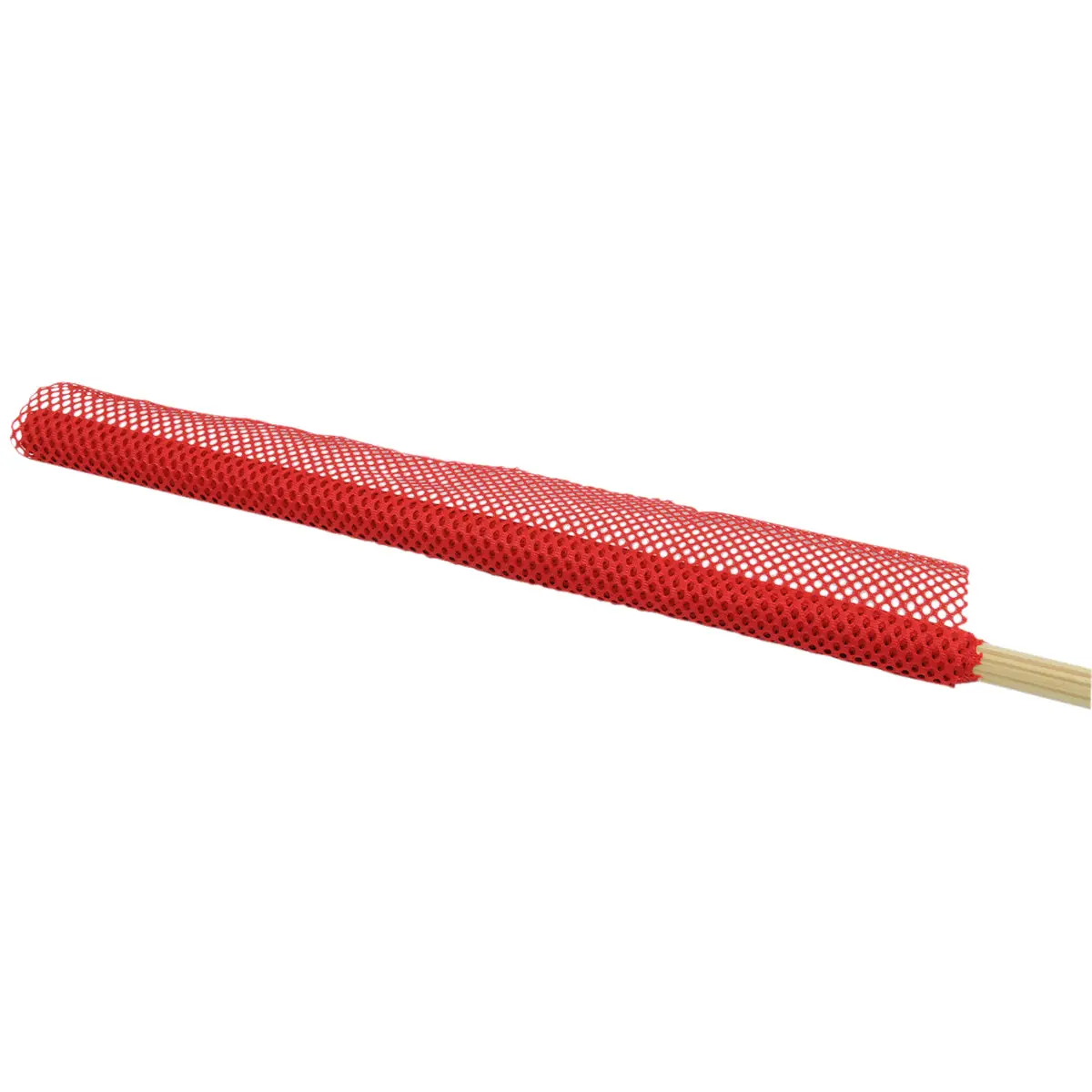 Red Mesh Flag W/ Wooden Dowel, 18In X 18In | 1818S Roadpro® 1