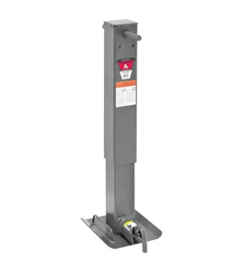 Bulldog Sidewind Non Spring Loaded Drop Leg Square Jack - 12-1/2" Lift - 12,000Lb Capacity | 182400 Redneck Trailer 1