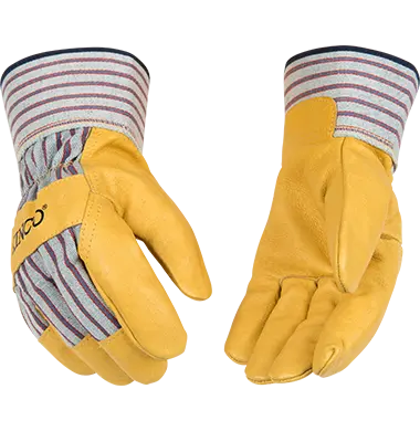 Premium Grain Pigskin Palm Work Gloves With Safety Cuff | 1917 Kinco 1