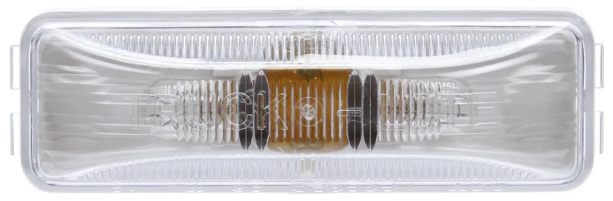 19 Series Clear Incandescent 1"X4" Rectangular Utility Light, 19 Male Series Pin & Bracket Mount | Truck-Lite 19200C 1