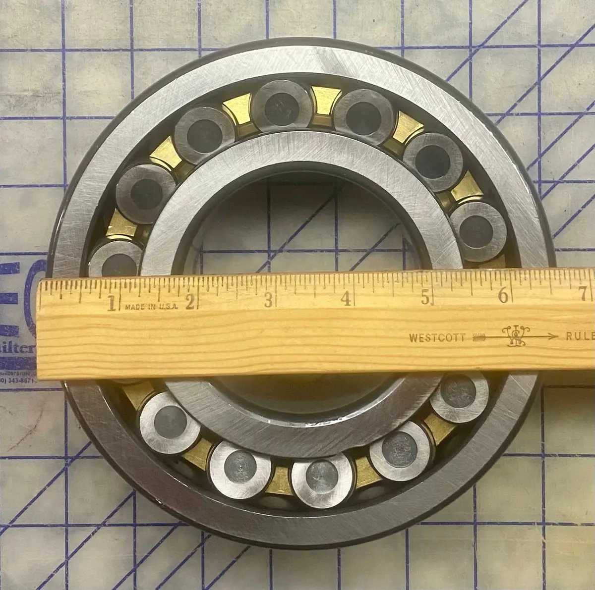 10934 Shaft Bearing, For Read Screen-All Screens, Models Rd_40 And Nordberg Cv-40 Screeners. 1