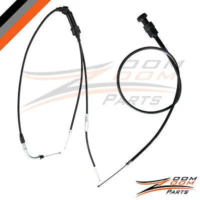 Yamaha Pw 50 Pw50 Throttle Gas Accelerator Cable And Pull Choke Cable 1981-2002 1