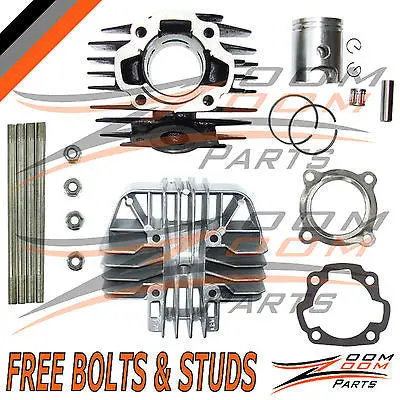 Yamaha Bw 80 Bw80 Cylinder Gasket Piston Ring Head Kit Top End Set 1986-1990 1
