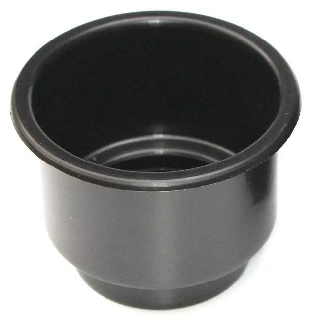 3 5/8 Black Jumbo Cup Boat Rv Car Truck Pool Table Sofa Inserts Large Size 1